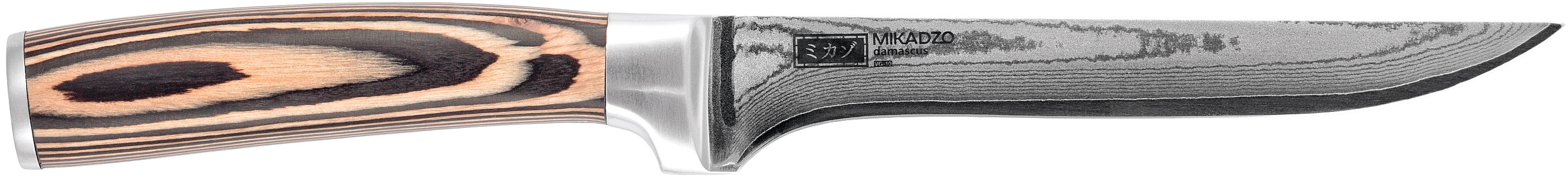Нож филейный Микадзо Damascus Suminagashi Нож филейный Mikadzo Damascus Suminagashi