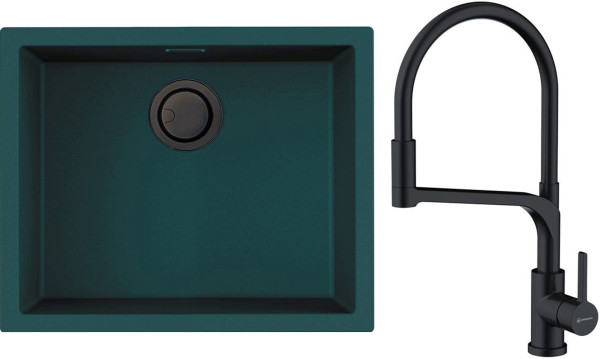 Комплект Omoikiri Yamakawa 55-U/I DO, SINTO 2 PLUS GB-BL