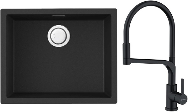 Комплект Omoikiri Yamakawa 55-U/I GB, SINTO 2 PLUS GB-BL
