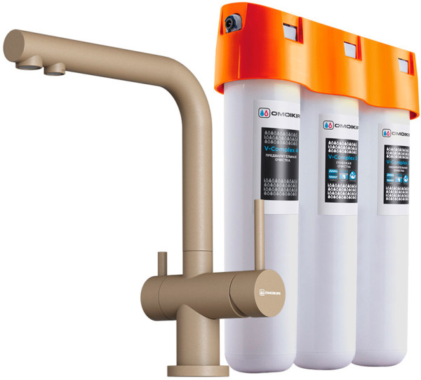 Комплект Omoikiri NAGANO CA-P + PURE DROP LITE