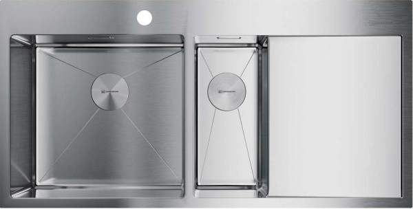 Комплект Omoikiri AKISAME 100-2-IN-L, MAKKARI 2 PLUS-SB BN-BL
